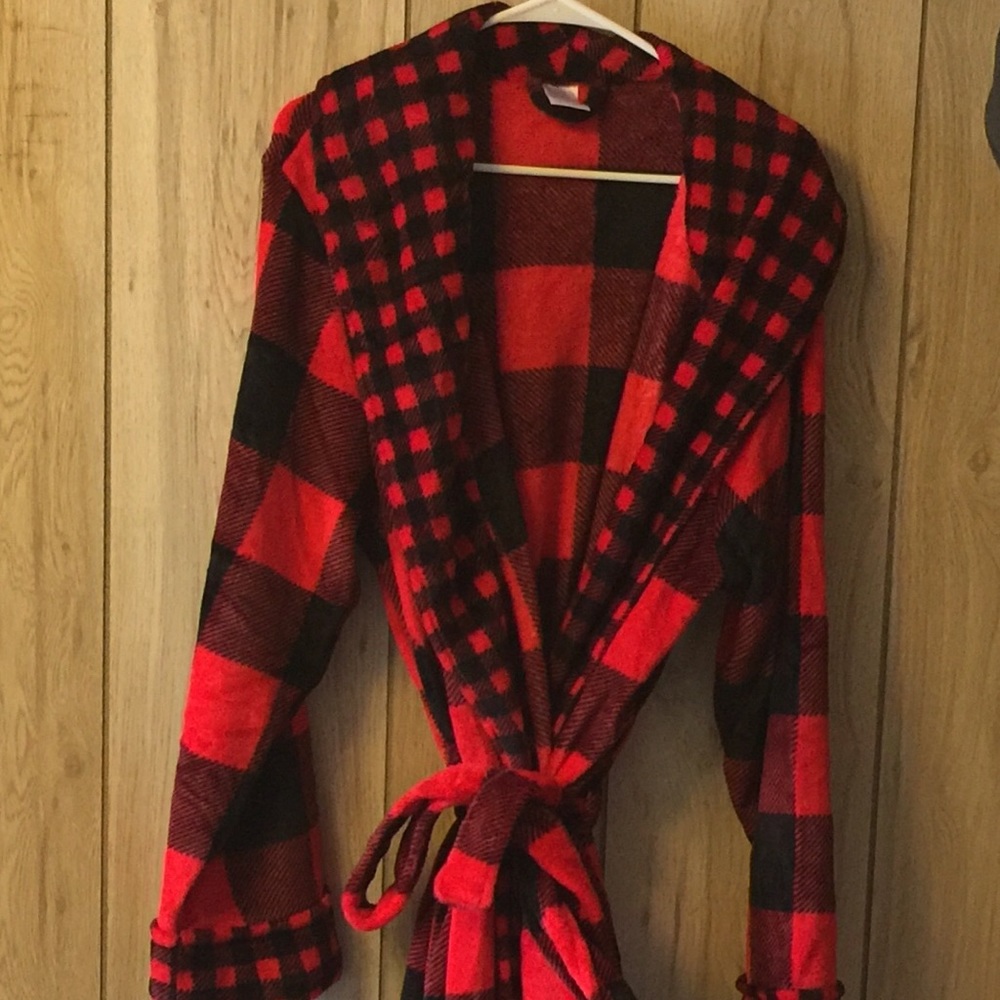 Red and black robe